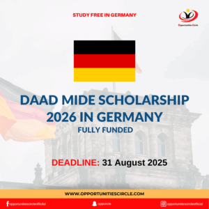 DAAD MIDE Scholarship 2026 in Germany